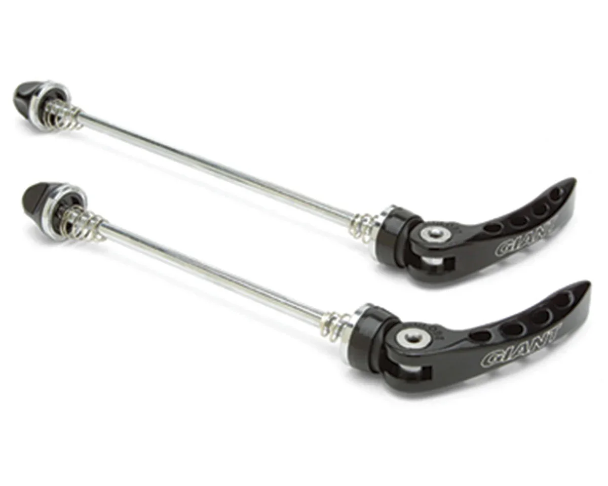Giant Wheel Quick Release Skewer Set (Black) (100/135mm)